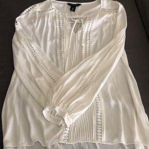 White House | Black Market white blouse